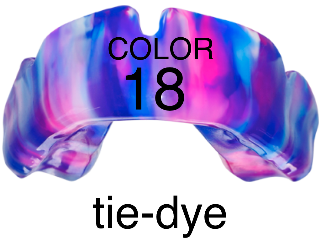 protector bucal tie-dye